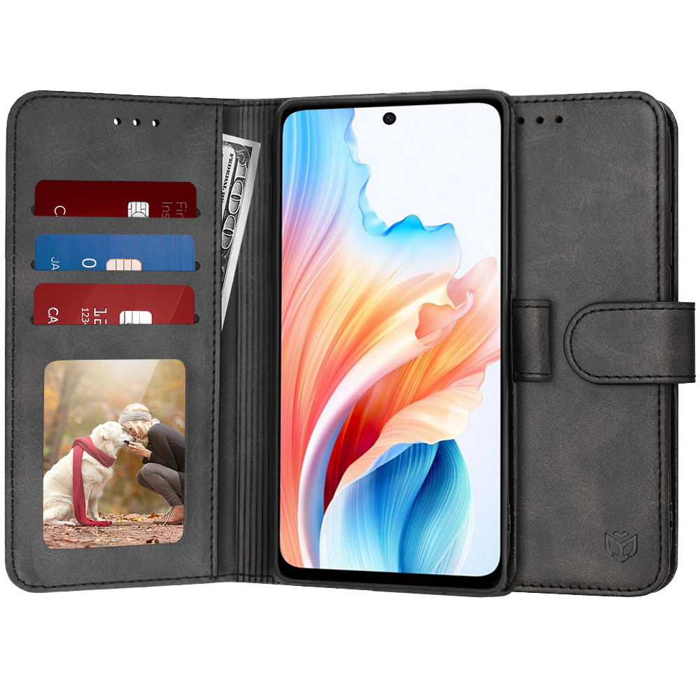 Techsuit - Diary Book - Oppo A79 5G / OnePlus Nord N30 SE - Black