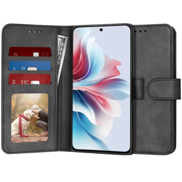 Techsuit - Diary Book - Oppo Reno11 F - Black