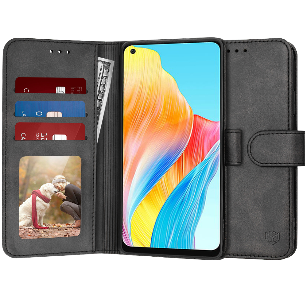 Techsuit - Diary Book - Oppo A78 4G - Black