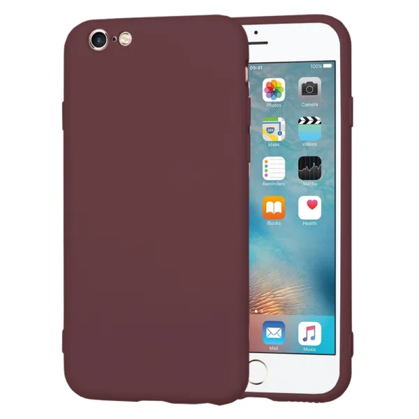 Techsuit - SoftFlex - iPhone 6 / iPhone 6S - Plum Red