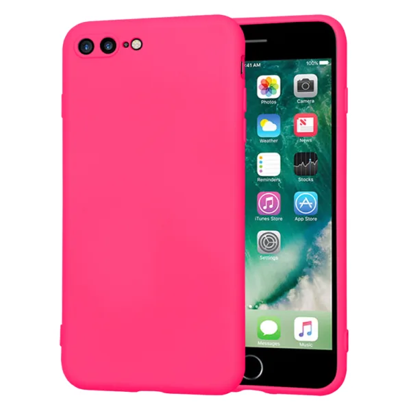 Techsuit - SoftFlex - iPhone 7 Plus / iPhone 8 Plus - Hot Pink