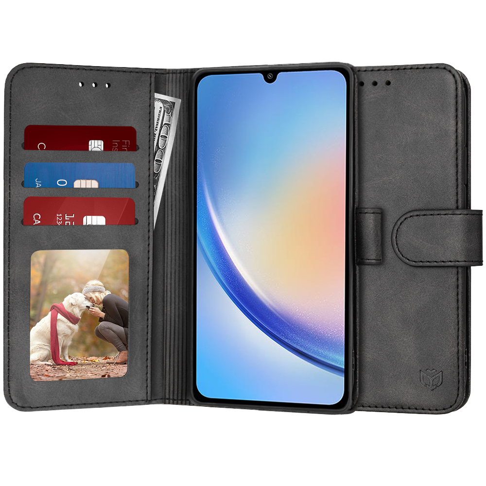 Techsuit - Diary Book - Samsung Galaxy A34 5G - Black