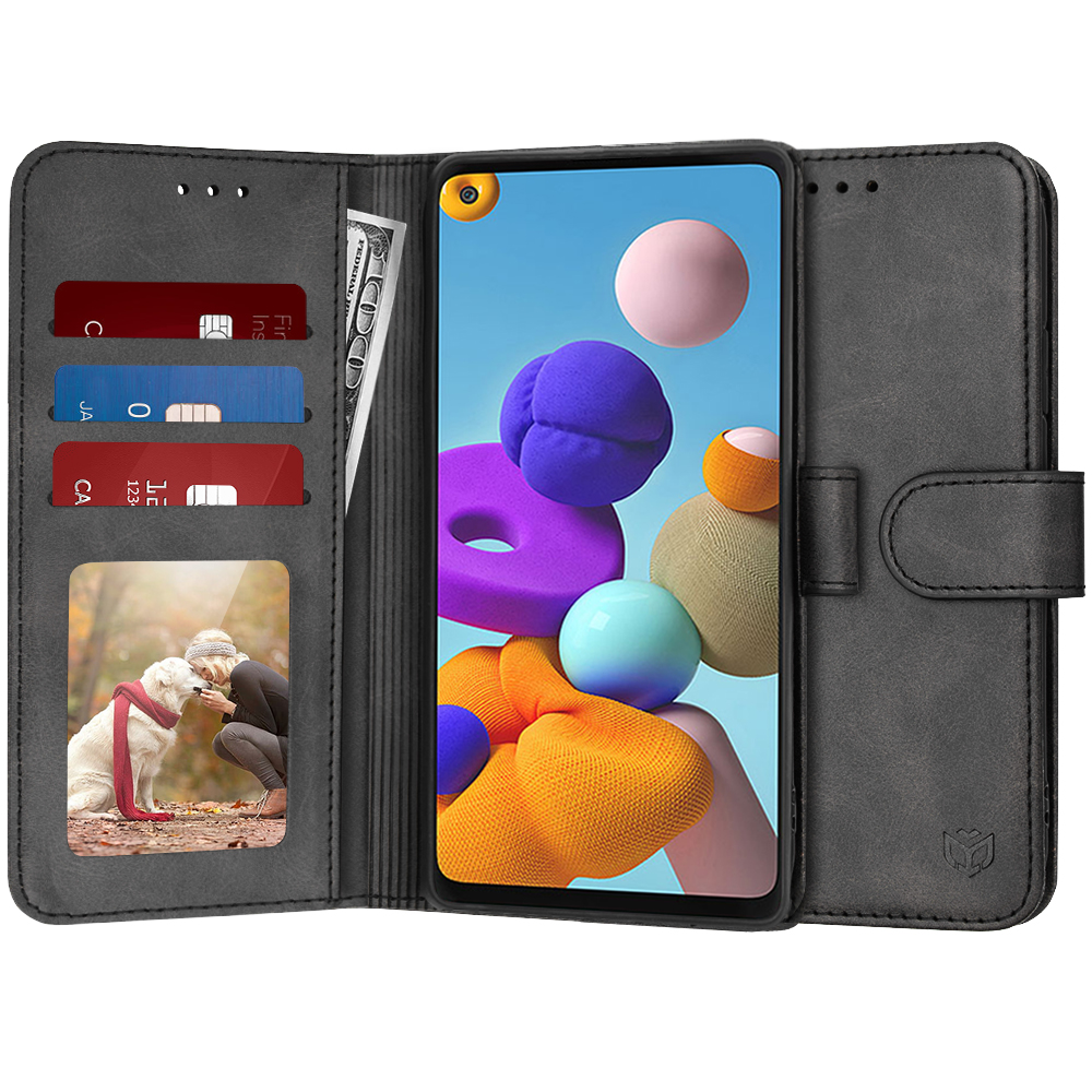 Techsuit - Diary Book - Samsung Galaxy A21s - Black