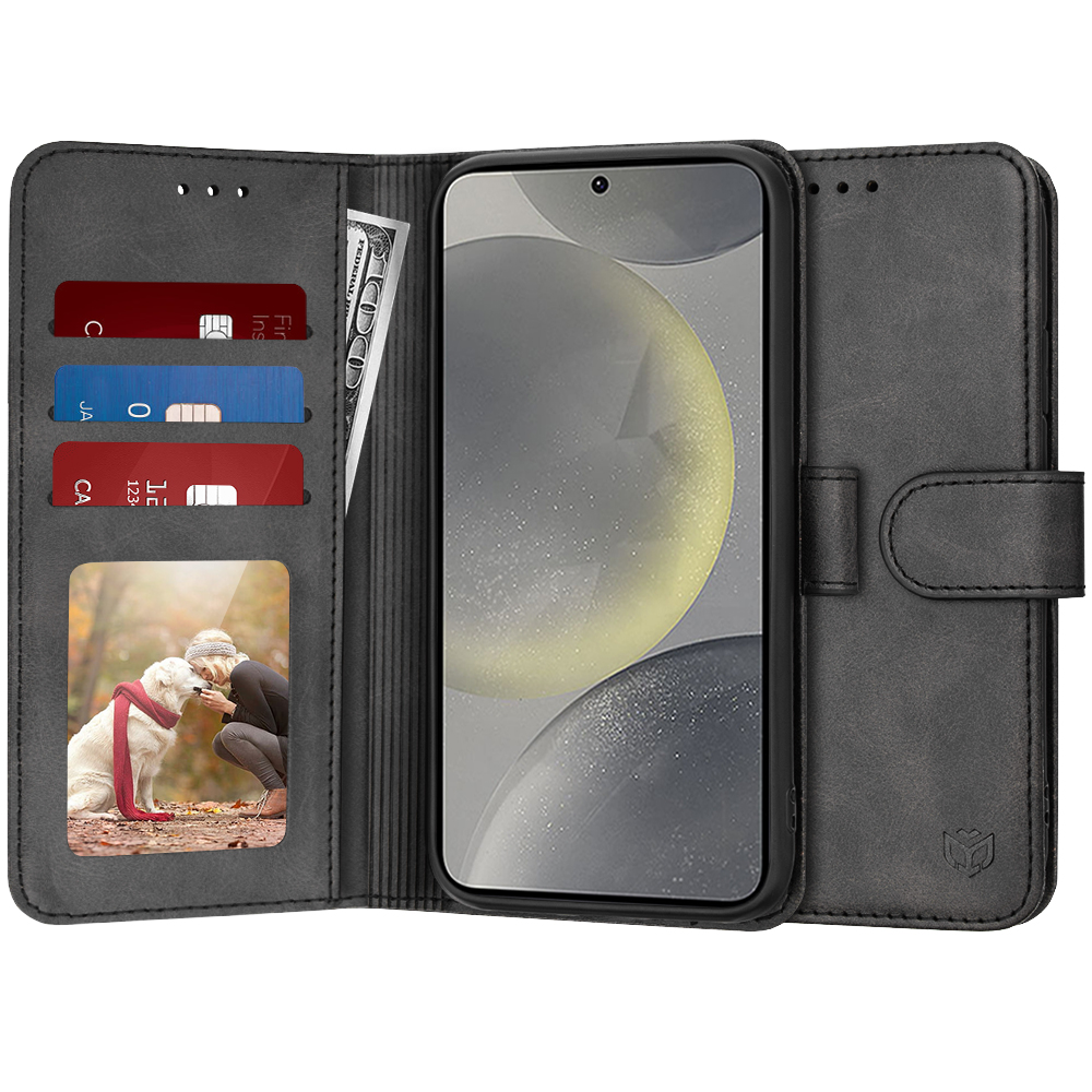 Techsuit - Diary Book - Samsung Galaxy S24 - Black