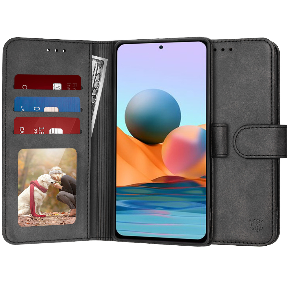 Techsuit - Diary Book - Xiaomi Redmi Note 10 Pro / Note 10 Pro Max - Black