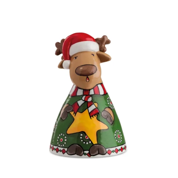 BELL CHRISTMAS REINDEER CM 6X9