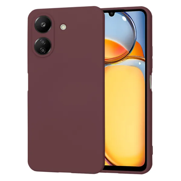 Techsuit - SoftFlex - Xiaomi Redmi 13C 4G / Poco C65 - Plum Red