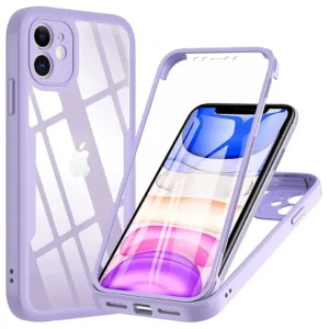 Techsuit - ColorVerse 360 Series + Screen Protector - iPhone 11 - Purple