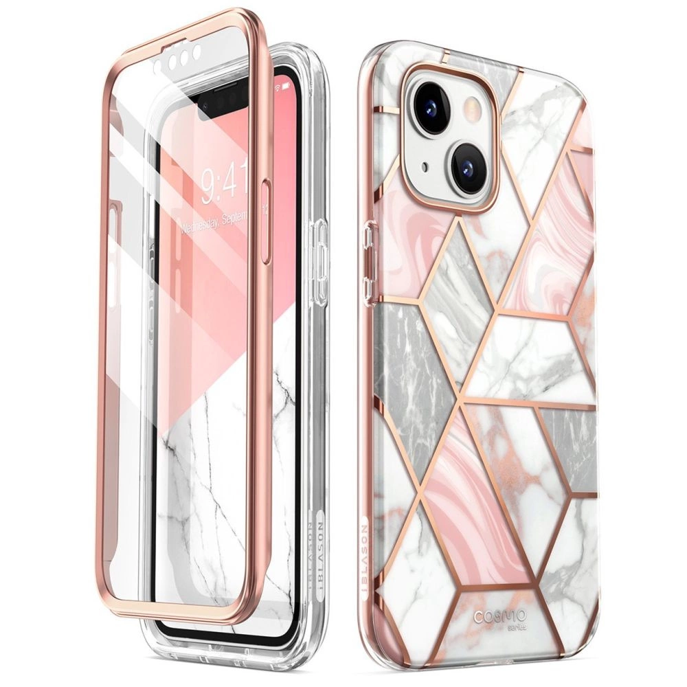 Supcase Cosmo iPhone 14 Plus Case - Pink Marble