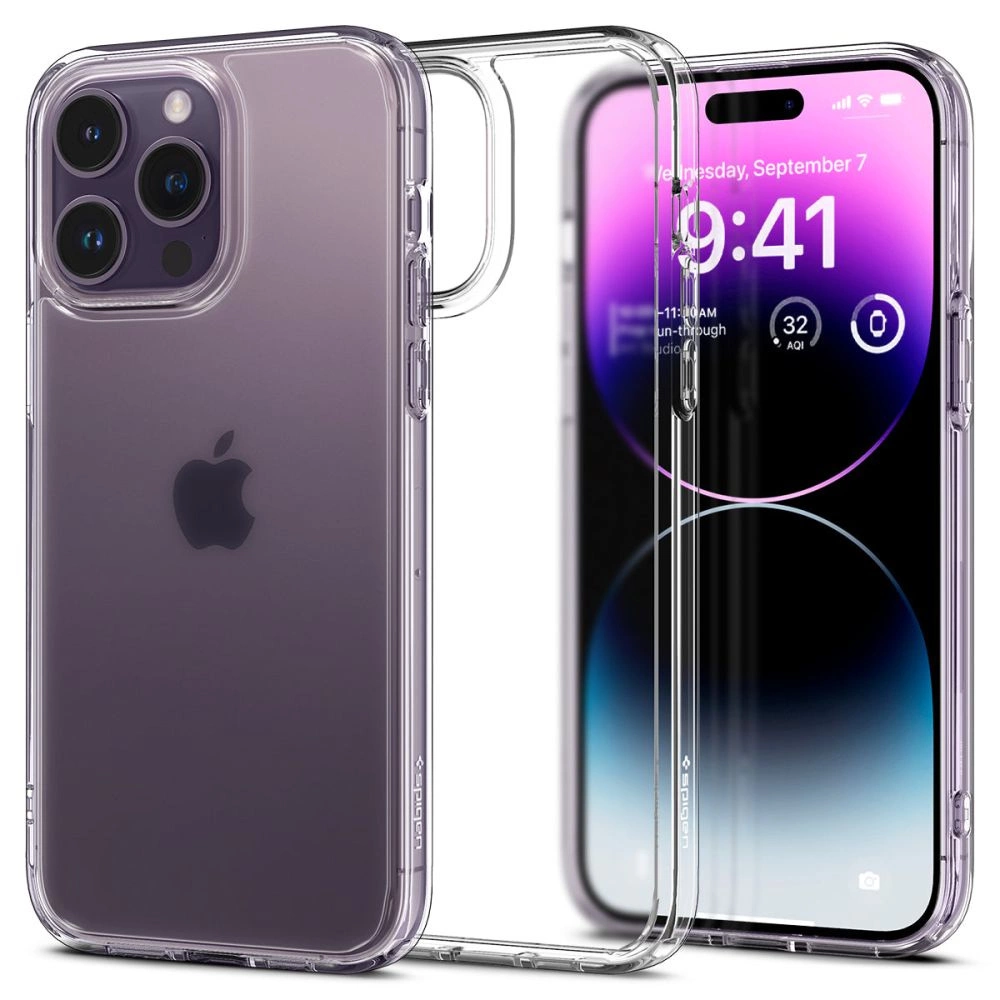 Spigen Ultra Hybrid Case for iPhone 14 Pro Max - Matte Clear