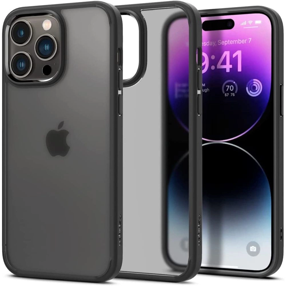 Spigen Ultra Hybrid iPhone 14 Pro Case - Matte Black