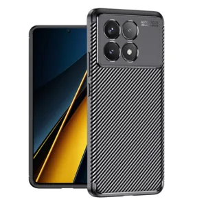 Techsuit - CarbonFiber - Xiaomi Poco F6 Pro - Black