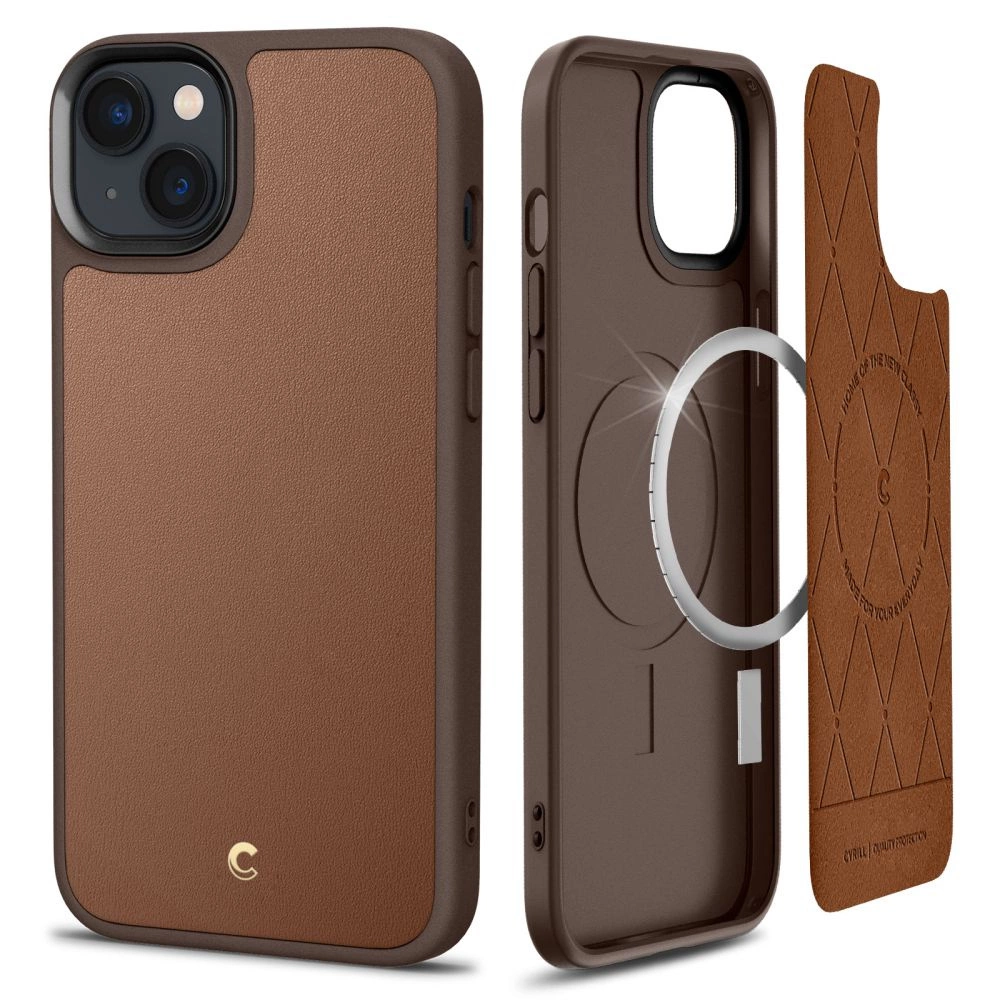 Spigen Cyrill Kajuk Mag Case with MagSafe for iPhone 14 Plus - Brown