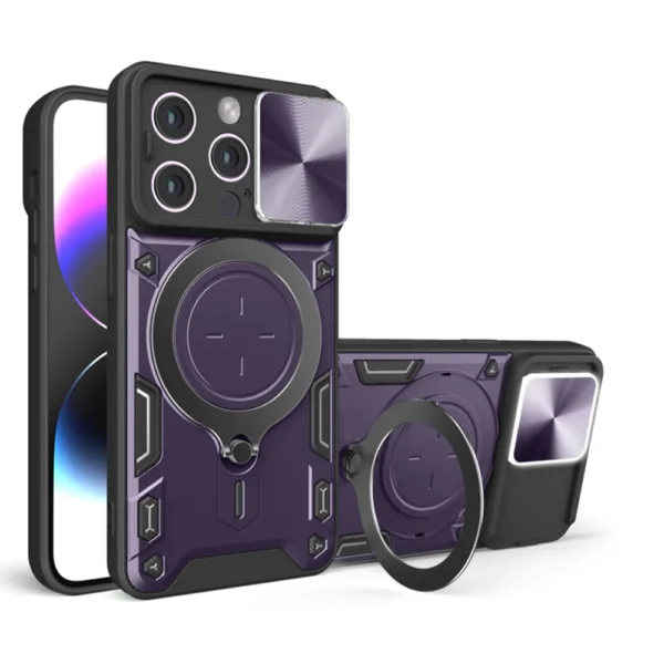 Techsuit - CamGuard Pro - iPhone 16 Pro Max - Purple