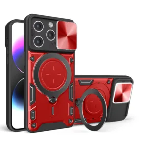 Techsuit - CamGuard Pro - iPhone 16 Pro Max - Red