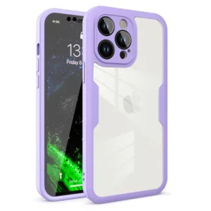 Techsuit - ColorVerse 360 Series + Screen Protector - iPhone 12 Pro - Purple