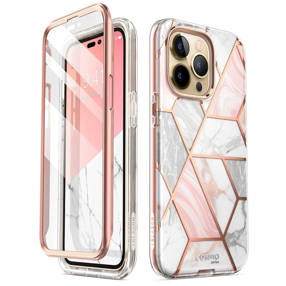 Supcase Cosmo iPhone 14 Pro Case - Pink Marble