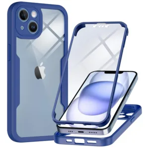 Techsuit - ColorVerse 360 Series + Screen Protector - iPhone 14 - Blue