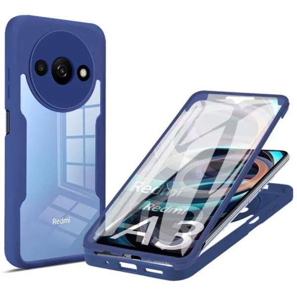 Techsuit - ColorVerse 360 Series + Screen Protector - Xiaomi Redmi A3 - Blue