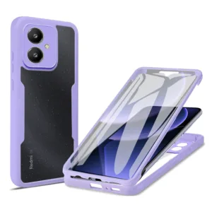 Techsuit - ColorVerse 360 Series + Screen Protector - Xiaomi Redmi 13C 5G / Poco M6 - Purple