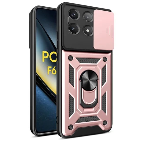 Techsuit - CamShield Series - Xiaomi Poco F6 Pro - Rose Gold