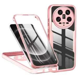 Techsuit - ColorVerse 360 Series + Screen Protector - Xiaomi 14 Ultra - Pink