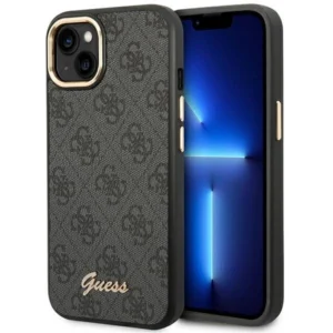 Guess GUHCP14MHG4SHK iPhone 14 Plus 6.7 "black / black hard case 4G Vintage Gold Logo