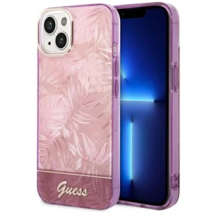 Guess GUHCP14MHGJGHP iPhone 14 Plus 6.7 "pink / pink hardcase Jungle Collection