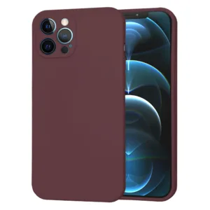 Techsuit - SoftFlex - iPhone 12 Pro Max - Plum Red