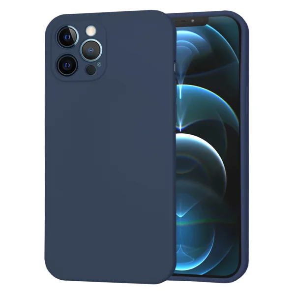 Techsuit - SoftFlex - iPhone 12 Pro Max - Navy Blue