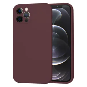 Techsuit - SoftFlex - iPhone 12 Pro - Plum Red