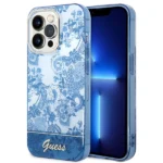 Guess GUHCP14XHGPLHB iPhone 14 Pro Max 6.7" blue/blue hardcase Porcelain Collection