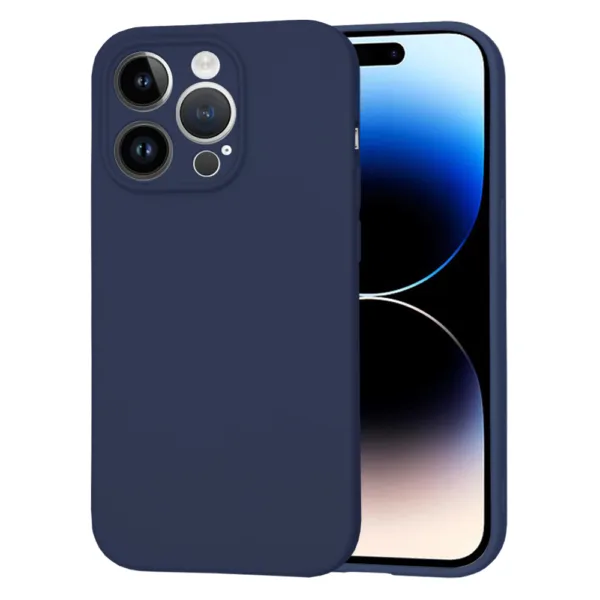 Techsuit - SoftFlex - iPhone 14 Pro - Navy Blue