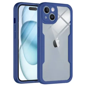 Techsuit - ColorVerse 360 Series + Screen Protector - iPhone 15 - Blue