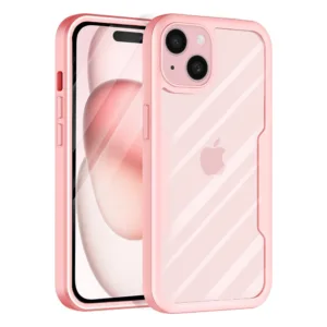 Techsuit - ColorVerse 360 Series + Screen Protector - iPhone 15 - Pink