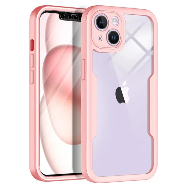 Techsuit - ColorVerse 360 Series + Screen Protector - iPhone 13 - Pink