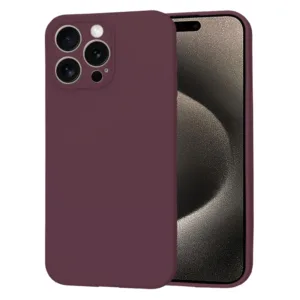 Techsuit - SoftFlex - iPhone 15 Pro Max - Plum Red