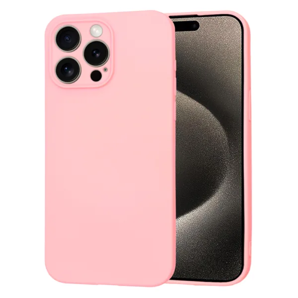 Techsuit - SoftFlex - iPhone 15 Pro Max - Chalk Pink