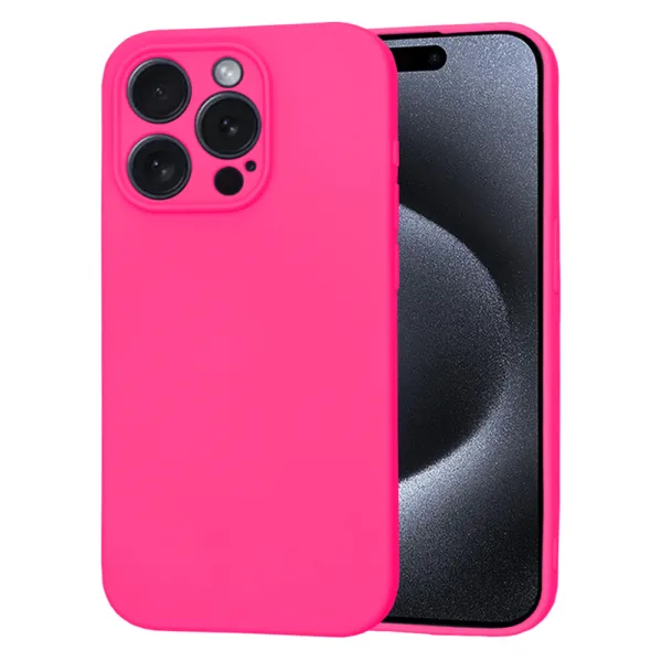 Techsuit - SoftFlex - iPhone 15 Pro - Hot Pink