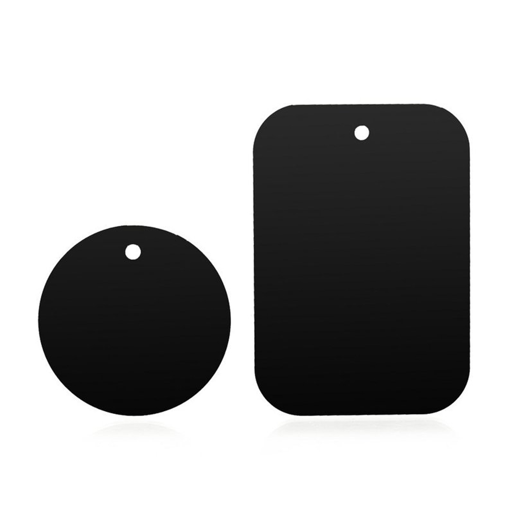 Techsuit - (2 pack) Metal Plate (MP03) - with Matte Cover Paint - Black