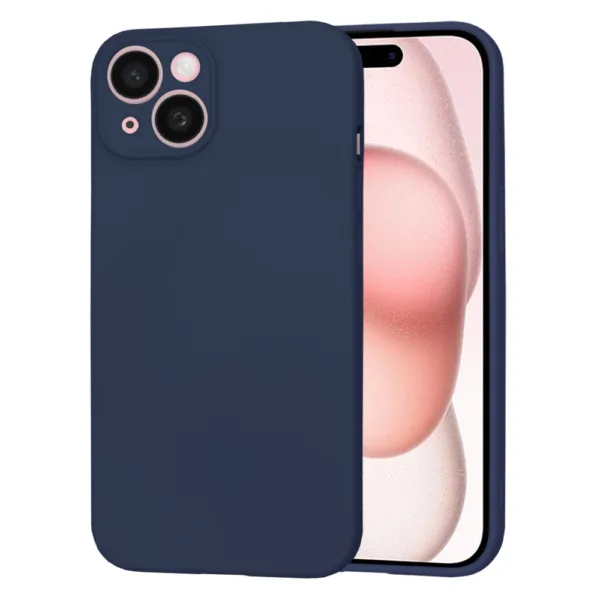 Techsuit - SoftFlex - iPhone 15 - Navy Blue