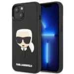 Karl Lagerfeld KLHCP14MKH3DBK iPhone 14 Plus 6.7 "black / black hardcase 3D Rubber Karl's Head