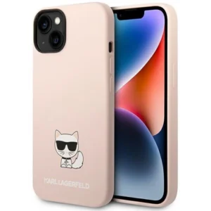 Karl Lagerfeld KLHCP14MSLCTPI iPhone 14 Plus 6.7 "hardcase light pink / light pink Silicone Choupette Body