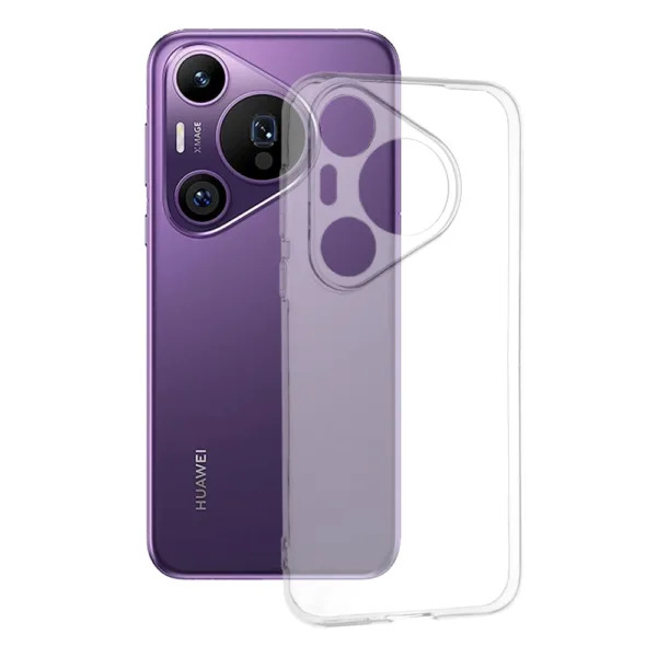 Techsuit - Clear Silicone - Huawei Pura 70 Pro - Transparent