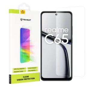 Techsuit - Clear Vision Glass - Realme C65 - Transparent