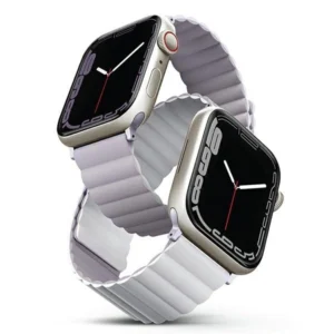 Uniq Revix strap for Apple Watch 1/2/3/4/5/6/7/8/SE/SE2 38/40/41mm - lilac and white