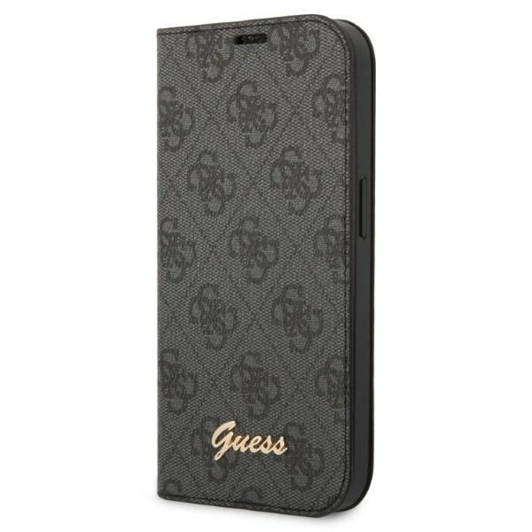 Guess GUBKP14LHG4SHK iPhone 14 Pro 6.1 "black / black book 4G Vintage Gold Logo