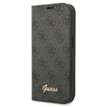 Guess GUBKP14SHG4SHK iPhone 14 6.1 "black / black book 4G Vintage Gold Logo