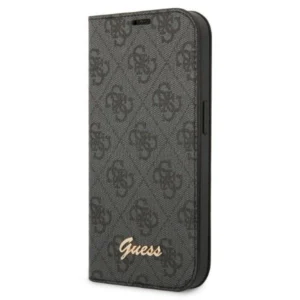 Guess GUBKP14XHG4SHK iPhone 14 Pro Max 6.7 "black / black book 4G Vintage Gold Logo