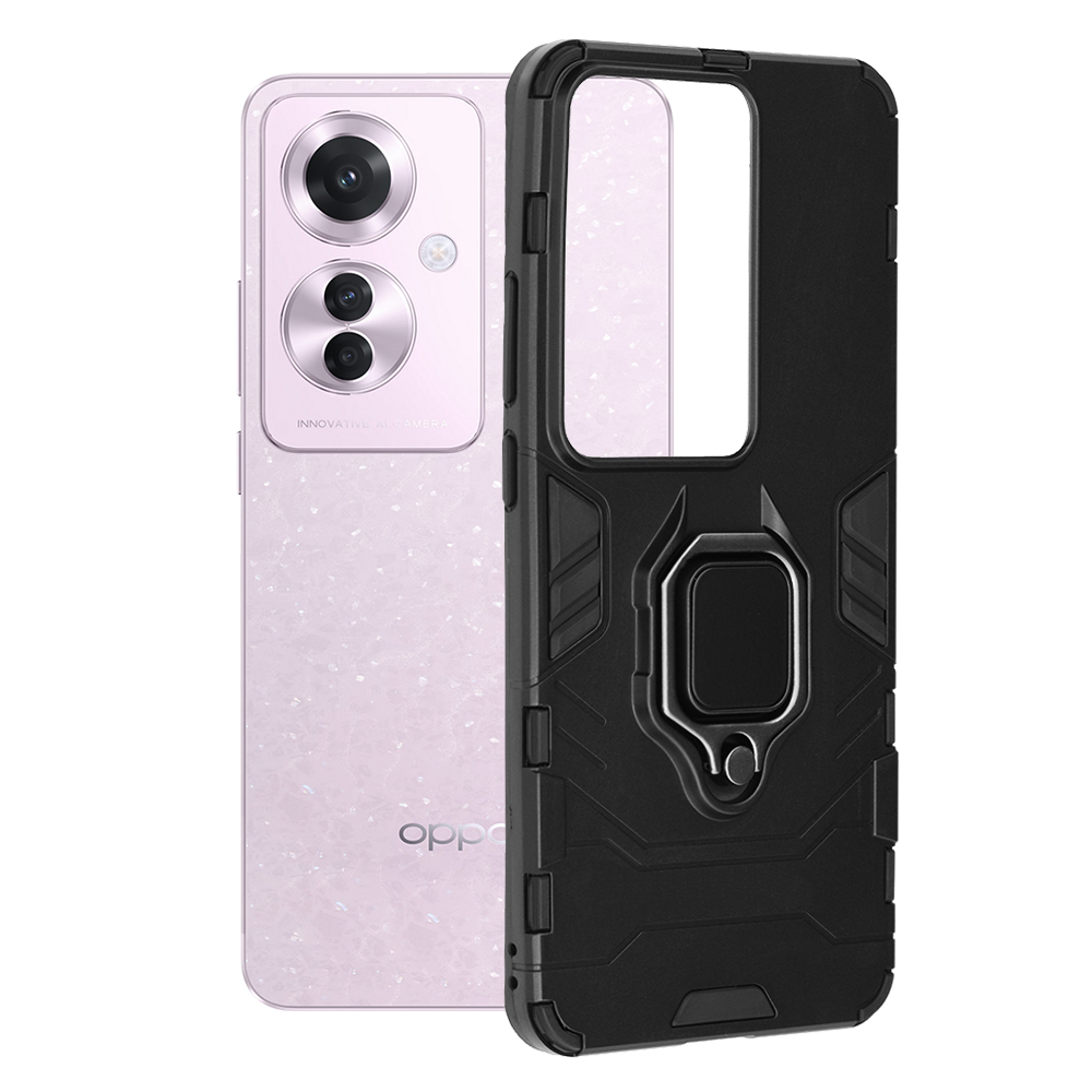 Techsuit - Silicone Shield - Oppo Reno11 F - Black